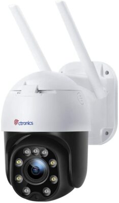 4X Optischer Zoom Überwachungskamera Aussen WLAN, Ctronics PTZ WiFi IP Kamera Z4