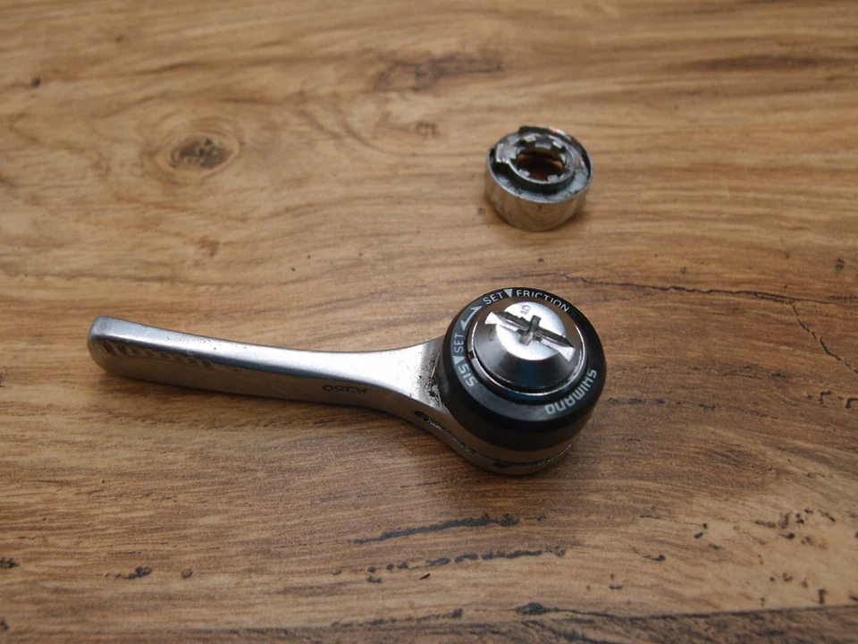 left shifter Shimano Light Action SL-A350 VIA Japan double 2 speed friction - Image 4 of 4