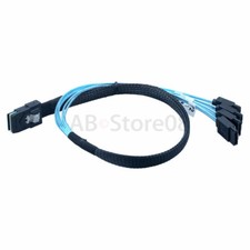 1 Set Mini SAS 36Pin SFF-8087 Male to 4 SATA 7Pin female Cable