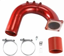 High Flow Intake Elbow Tube Pipe For 2003-2007 Dodge Ram 5.9L Cummins Diesel Red