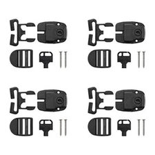 4 Pack Spa Hot Tub Cover Latch Clip Buckle Lock Slides with Keys and Screws