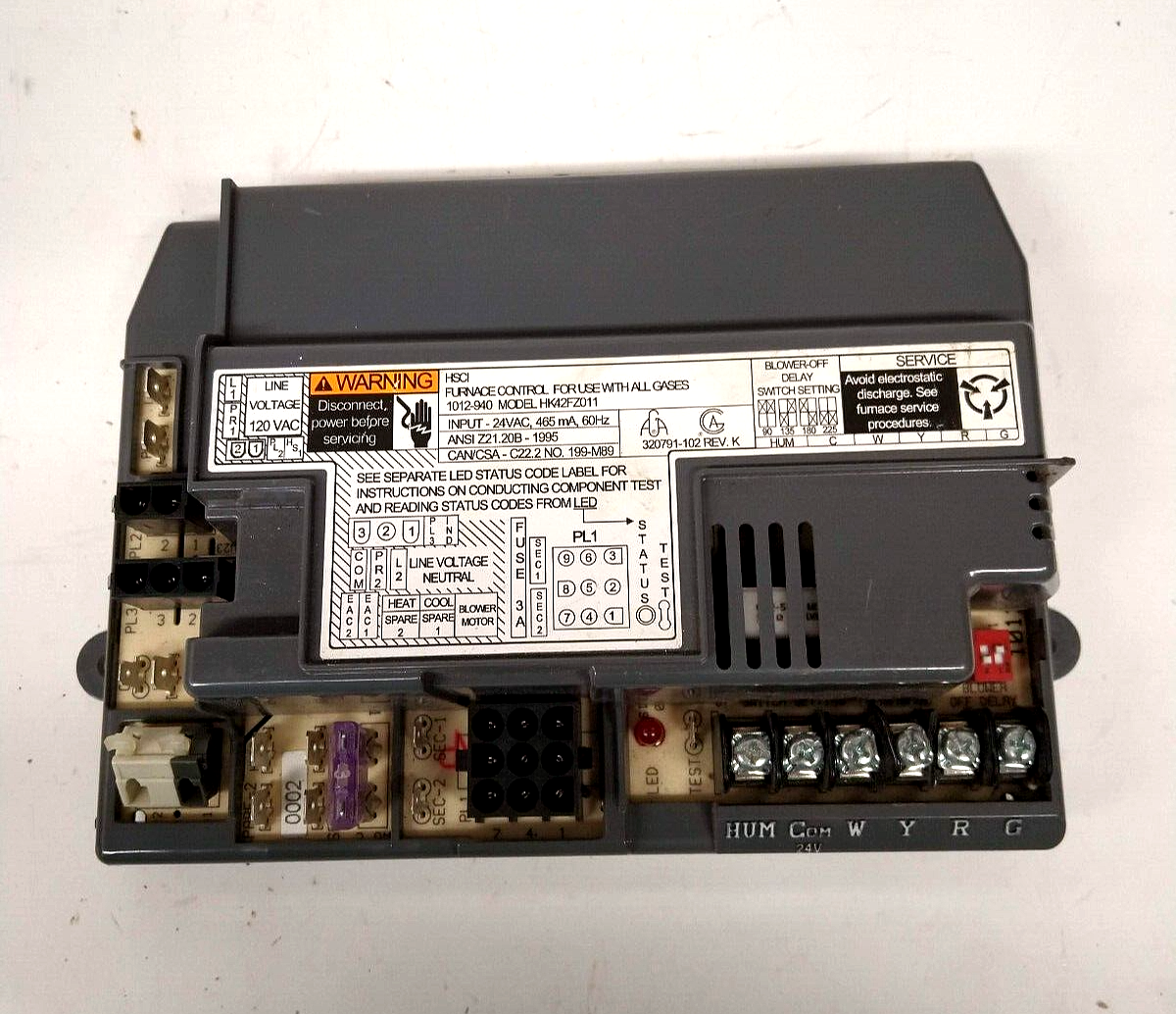 HSCI Furnace Control For All Gases 1012 940 HK42FZ011 eBay