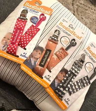 BooginHead PaciGrip Pacifier Clip and  Pacifier Holder w/ Universal Loop 3 Pack