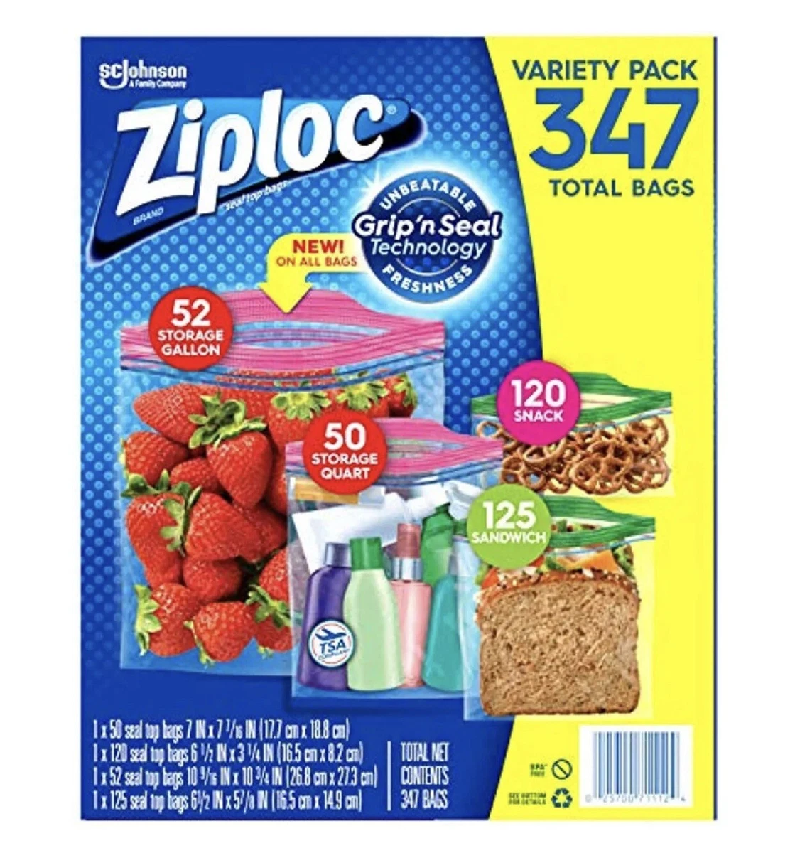Share more than 122 ziploc variety pack 347 bags super hot 3tdesign.edu.vn