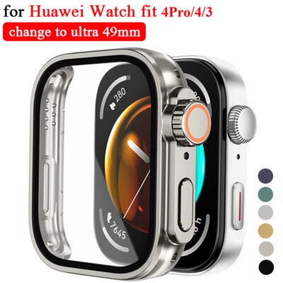 For Huawei Watch Fit 4 Pro Fit4 Fit3 Tempered Glass Cases Cover Screen Protector