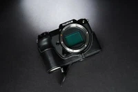 Genuine Real Leather Half Camera Case Bag Cover for FUJIFILM GFX 100S 50S ii