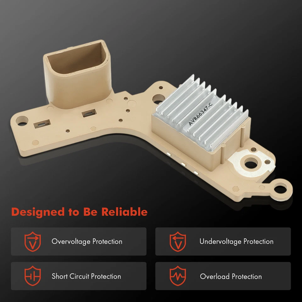 Regulador de voltaje del alternador para Ford E350 Econoline F-Super Duty B+:15.5 S:14.5 Foto 4 de 4