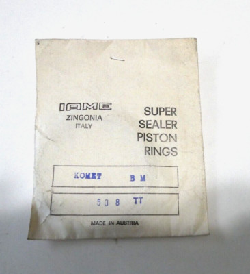 Vintage IAME Super Sealer Piston Rings KOMET BM 50. 8 TT  GO KART PARTS