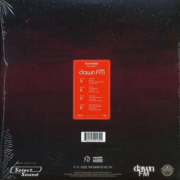 The Weeknd - Dawn FM 2xLP Vinyl Lot (Web Store Exclusive
