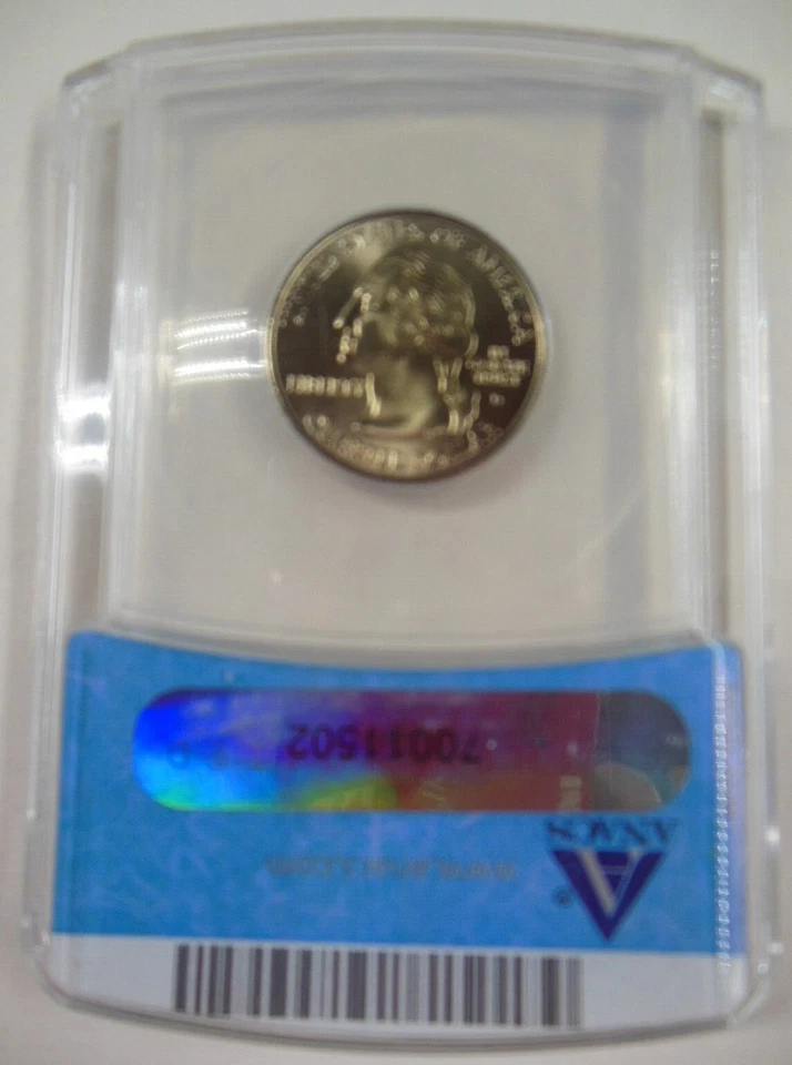 2005-D Kansas State Quarter - ANACS MS-69 Satin Finish **SUPER NICE COIN** - Image 2 of 2