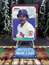 1987 Donruss Baseball Opening Day Jim Rice Red Sox Base Card 182