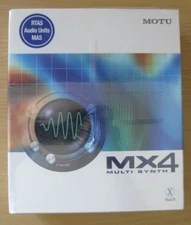 MIP MOTU MX4 Version 1.0 Multi Synthesizer Virtual Instrument (Mac OS Only) NIB