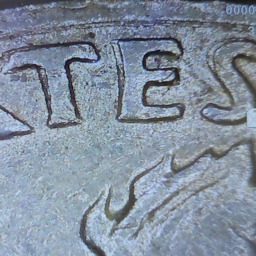 1970 Roosevelt Dime W/**DOUBLING & PROOF STYLE REVERSE** - Picture 3 of 7