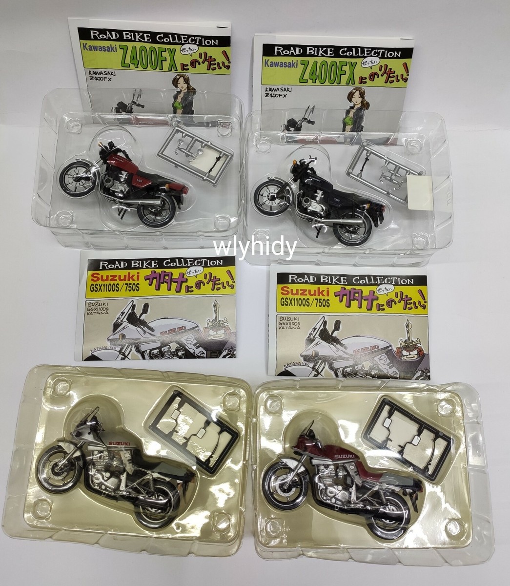 Road Bike 1/24 Miniature Collection All 8 Types - F toys