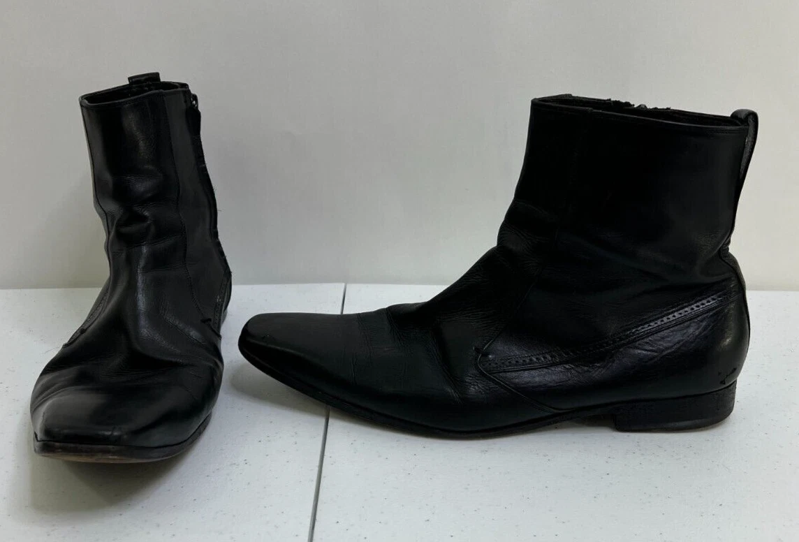 Dior Hedi Slimane Chelsea Boots Noir Homme 44,5 US 11,5 Bottines Robe