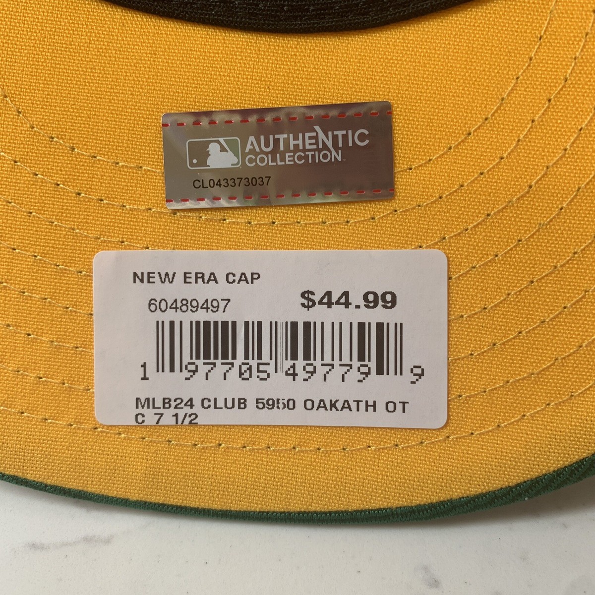 Oakland Athletics New Era 59FIFTY 2024 MLB Clubhouse Fitted
