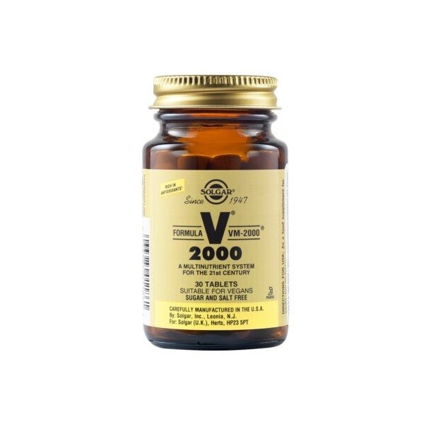 En Oferta Solgar Formula Vm-2000 30 Pestañas
