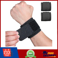 2 Pack Wrist Brace Adjustable Wrist Support Wrist Straps for Fitness Weightlifti