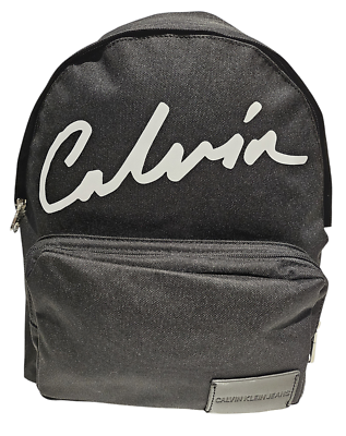 calvin klein jeans logo backpack in mini Calvin Klein Jeans Small Black Backpack