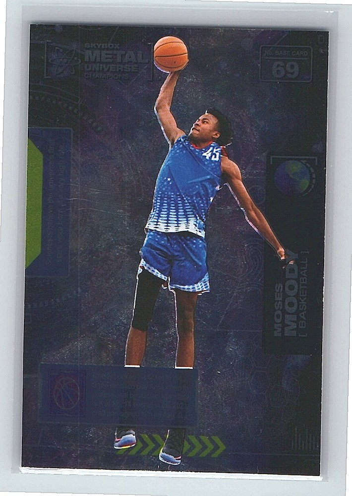 2021-22 Metal Universe Champions Moses Moody Rookie Golden State Warriors #69