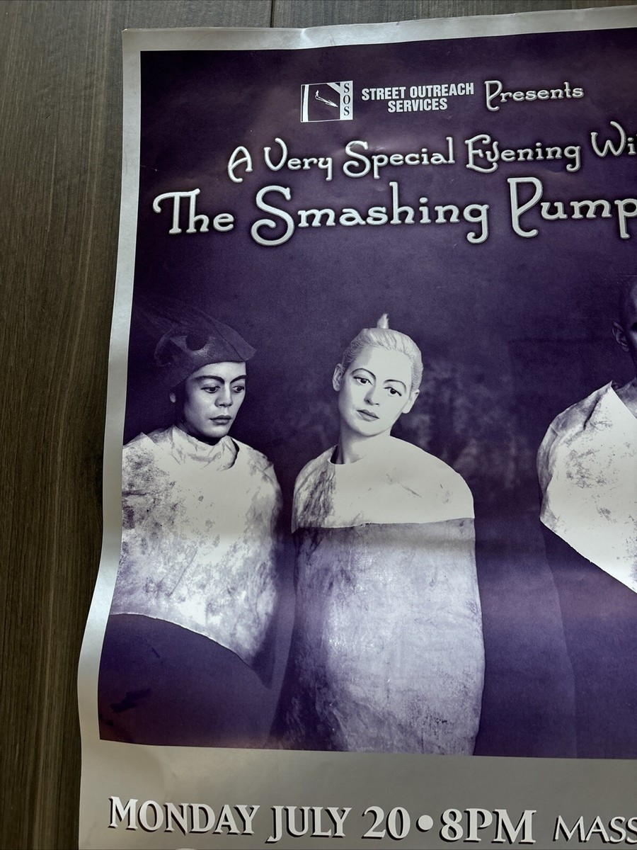 The smashing pumpkins Original Concert Poster 1998 RARE | eBay