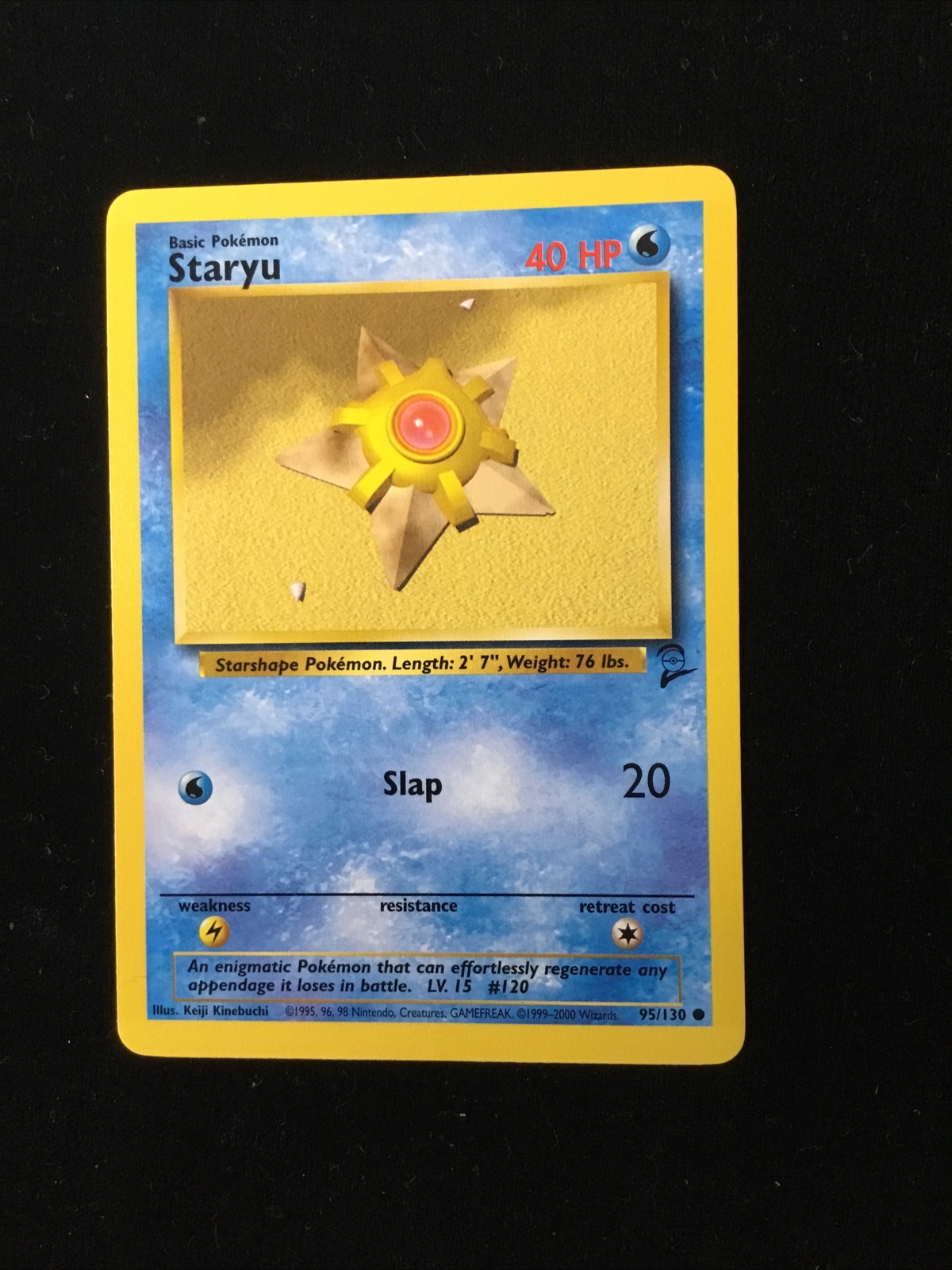 Pokémon TCG Staryu Base Set 2 95/130 Regular Common NM NP