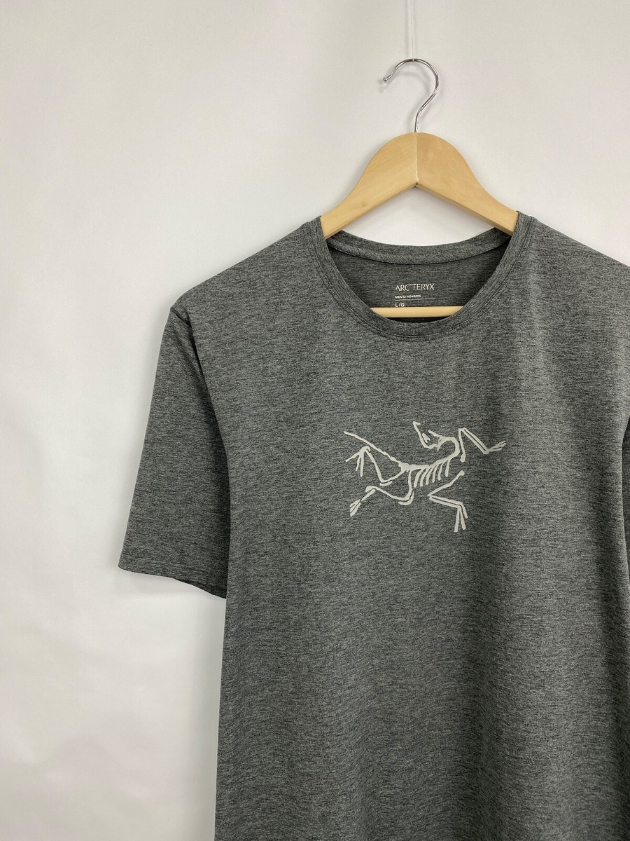 Y2K Arc'teryx Outdoor T-Shirt Rare Retro Hype size L color grey | eBay