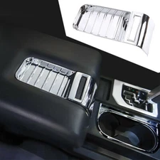 Chrome Accessories Armrest Storage Box Cover Trim 1pcs For Toyota Tundra 14-21