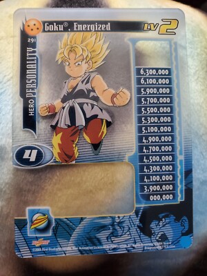 DBGT CCG TCG Goku Energized #291 | eBay