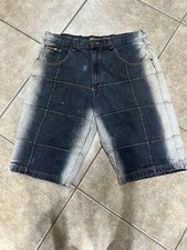 Vintage Noiz Jeans Shorts Skater Baggy Wide Leg Loose Men  s Sz 38  