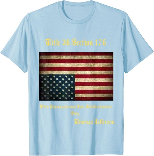 American Flag Distress Upside Down Thomas Jefferson Patriot T-Shirt Hoodie - Bild 8 von 17