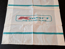 Vintage Large Kmart About 30 x 20 Plastic Shopping Bag