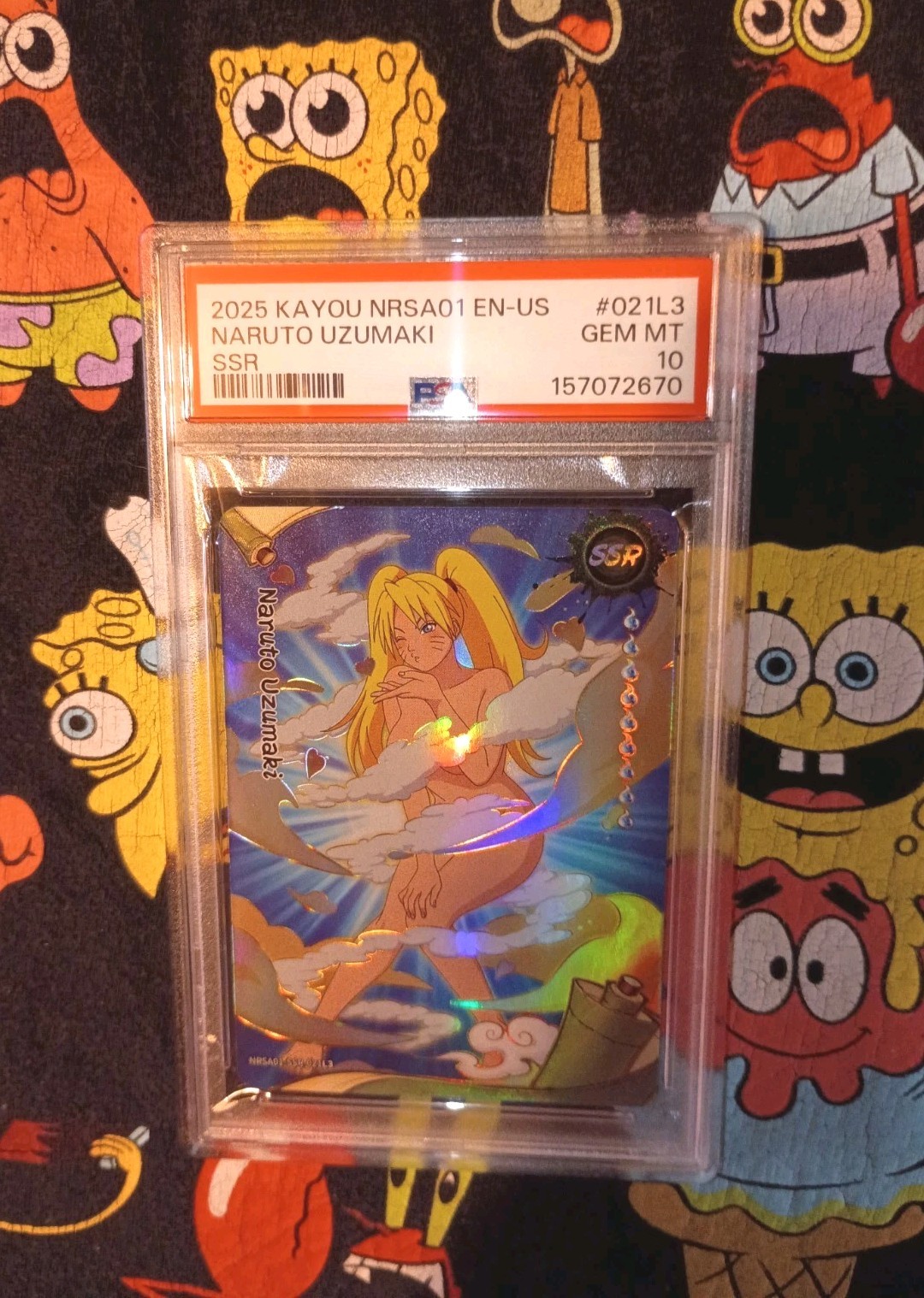 2025 KAYOU NARUTO SMRITI COLLECTIBLE CARD NRSA01-HEAVEN SCROLL ENGLISH PSA 10 view 1