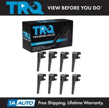 TRQ Ignition Spark Coil Complete Set of 8 for ford Jaguar LS S-Type T-Bird