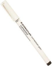 Correction Pen White Correction Fluid Broad Tip Marker For Ink Pen Mistakes