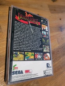 Dragon Force Saturn USA Genuine & A grade reprinted insert+manual