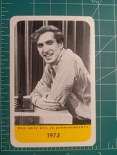 1997 Das Quiz Harenberg Card CHESS CHAMPION BORIS SPASSKY bobby fischer rival