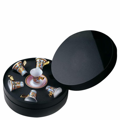 Rosenthal Versace Set 6 Espresso-Mokkatassen Le jardin de Versace Porzellan 90ml