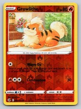 Growlithe 032/264 Reverse Holo SWSH08: Fusion Strike Pokemon Card - NM