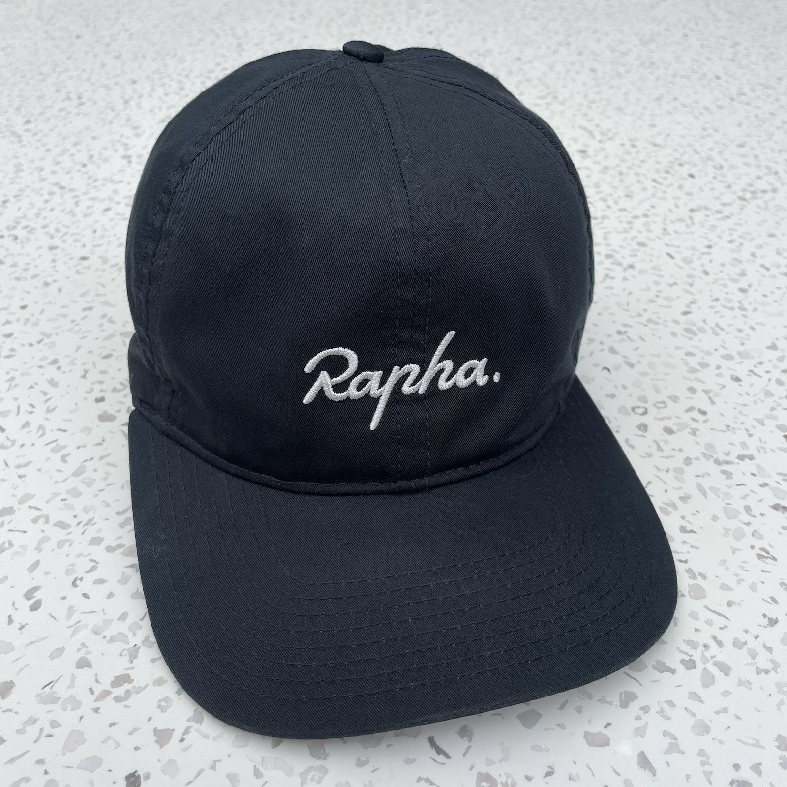 Rapha Trail 6 Panel Hat Black SnapBack Cycling Ca… - image 2