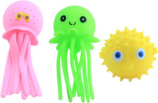 Octopus Water Balls,Sensory Octopus Water Bomb Splash Balls,3 Pack Pool Toys for