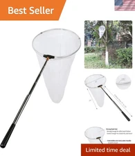 Professional Bug Catching Net with Telescopic 59" Handle, Multi-Species Capture