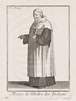 India Indien Indian order Orden monk Mönch Tracht costume engraving 1790 310981