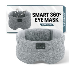 Smart Bluetooth 360° Eye Mask – Wireless Sleep Headband with Speakers