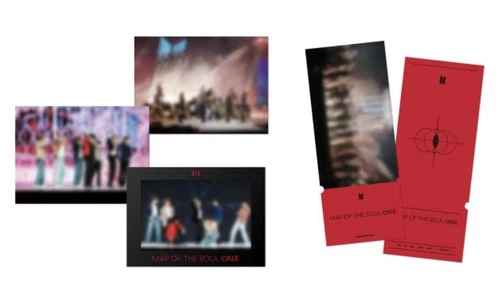 BTS-MAP OF THE SOUL ON:E CONCIERTO WEVERSE SHOP SET COMPLETO DE REGALO