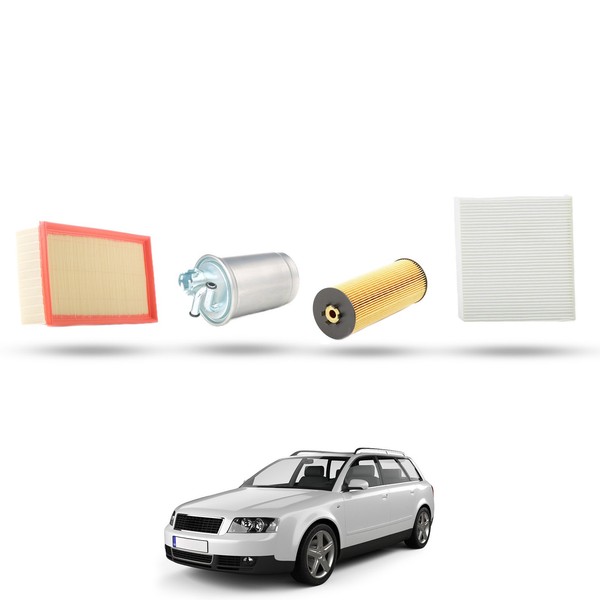 Hoffcar Wartungsset Kompatibel Mit Audi A4 (B6, B7) 2.5 Tdi V6 115KW Ab 2001-image
