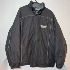 Krispy Kreme Alpine Parka Charles River Apparel Mens Sz XL Black Full Zip
