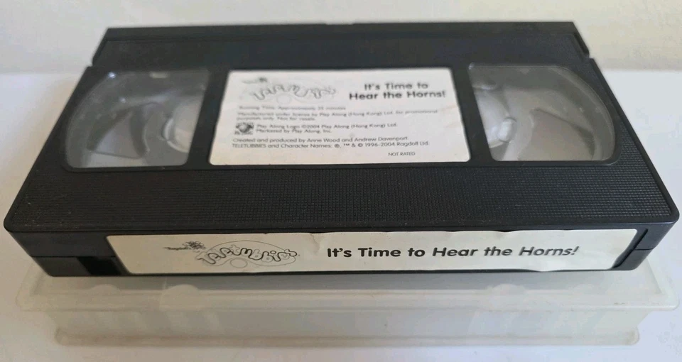 Teletubbies: It’s Time to Hear The Horns! VHS Tape 2004 Cartoon Promo Show Rare - Image 2 of 2