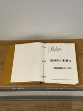 Original Vintage Rodgers 669/990 Organ Piano Service Manual