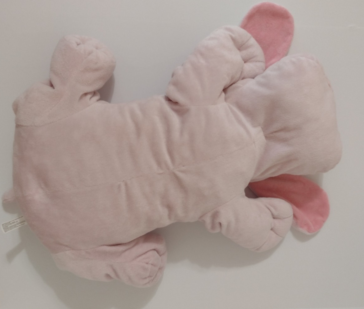 Toys R Us Pink Puppy Dog Floppy Plush Pillow LARGE 24" Soft Stuff Geoffrey 2011